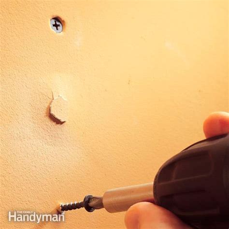 Quickly and easily fix large holes in the wall relo jes joyas. How to Fix Popped Drywall Nails and Screws | Family Handyman