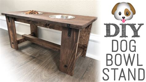 Diy Dog Bowl Stand For Your Puppies Shanty 2 Chic
