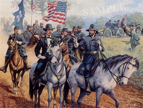 Dale Gallon Meade And Sickles Civil War Art American Civil War