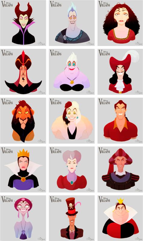 Disney Villains By Mariooscargabriele Disney Villains Disney