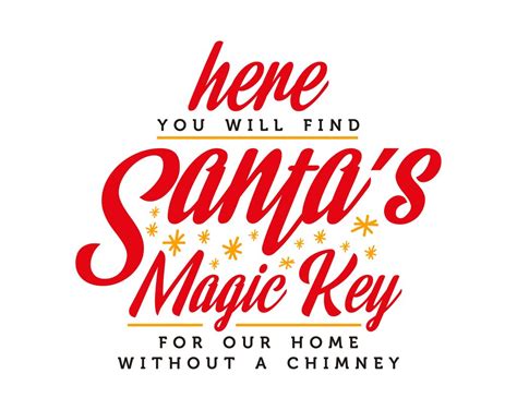 Santas Magic Key Svg, Christmas, Christmas Svg, Christmas Tshirt, Christmas Decor, Christmas ...