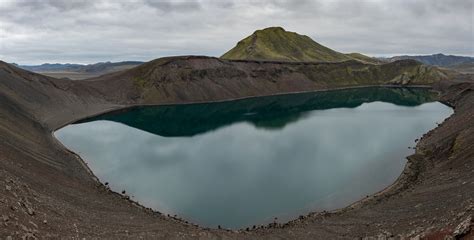 Hnausapollur Crater Lake Bláhylur Iceland 2 02092021 Pan Flickr