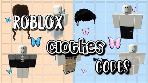 Roblox Clothes Codes Girls And Boys Youtube
