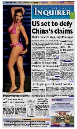 Tabloid Newspaper Philippines The Philippine Daily Inquirer My Xxx Hot Girl