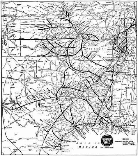 34 Missouri Pacific Railroad Map Maps Database Source