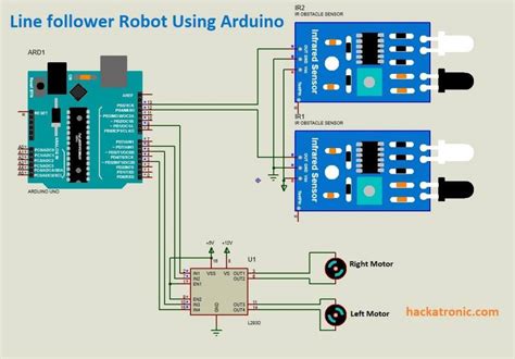 Line Follower Robot Using Arduino Arduino Based Projects Hackatronic