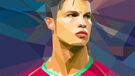 Cristiano Ronaldo Vector 1920 X 1080 Hdtv 1080p Wallpaper