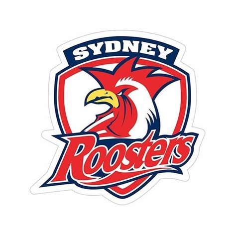 Sydney Roosters Nrl Logo Sticker Car School Books 100 X 100mm In 2021
