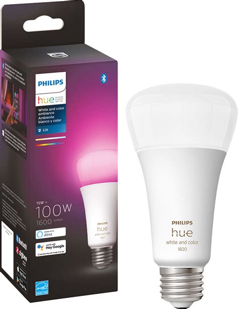 Philips Hue White And Color Ambiance A21 100w Equivalent Dimmable Smart