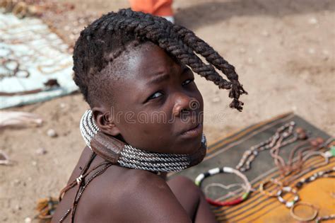 Young Himba Girl Editorial Stock Photo Image Of Village