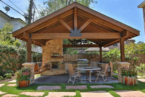Detached Covered Patio Ideas Design Decorating Image To U