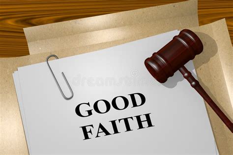 Good Faith Concept Stock Illustration Illustration Of Attitude 123107328