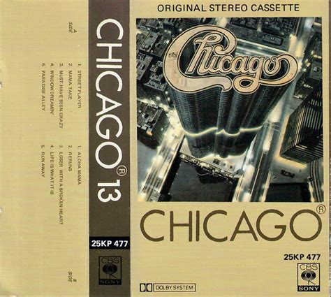 Chicago 13 1979 Cassette Discogs