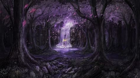 Dark Anime Landscape Wallpaper