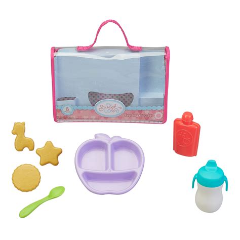 My Sweet Love Feeding Play Set For Baby Dolls 8 Pieces