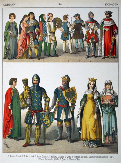 German 1300 1350 Renaissance Period Renaissance Costume Medieval