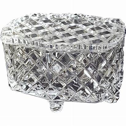 Glass Diamond Jewelry Cut Box Clear Trinket