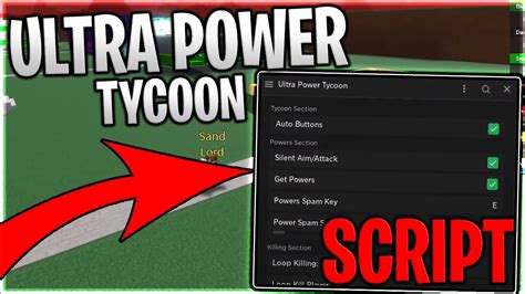 Ultra Power Tycoon Script Hack Auto Farm Kill All Players Get Powers