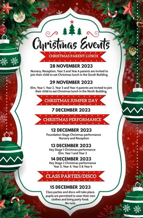 Christmas Events 2023 - Cyril Jackson Primary School