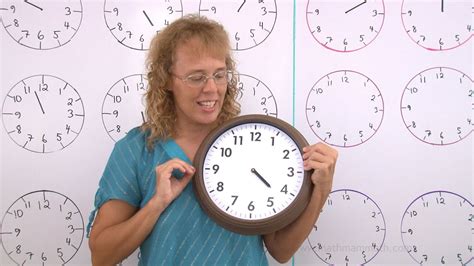 I think in every hour the hands of clock straight 2 times for example 1:5, 1:35, so how 44 can be the answer? Learn to tell time: whole and half hours - with hour hand ...