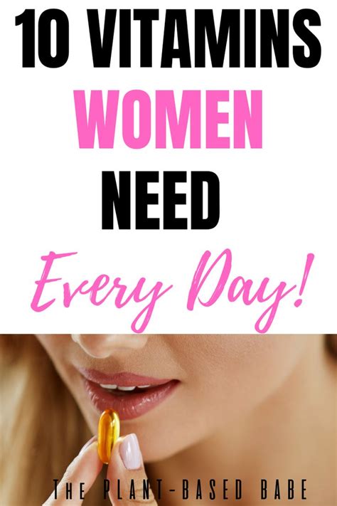 Today i'm sharing my personal favourite supplements for clear skin, skin elasticity and glowing skin. 10 Vitamins Women Need Every Day - | Vitamins for women ...