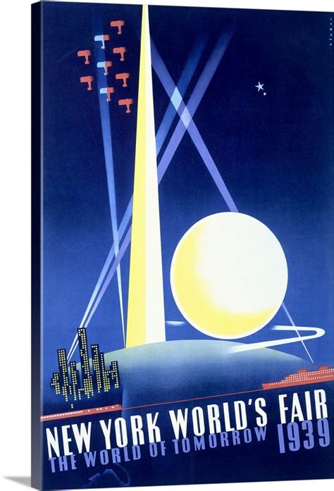 worlds fair new york 1939 vintage poster wall art canvas prints framed prints wall peels