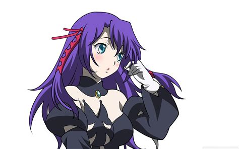 Purple Hair Anime Girl Wallpapers Sahida