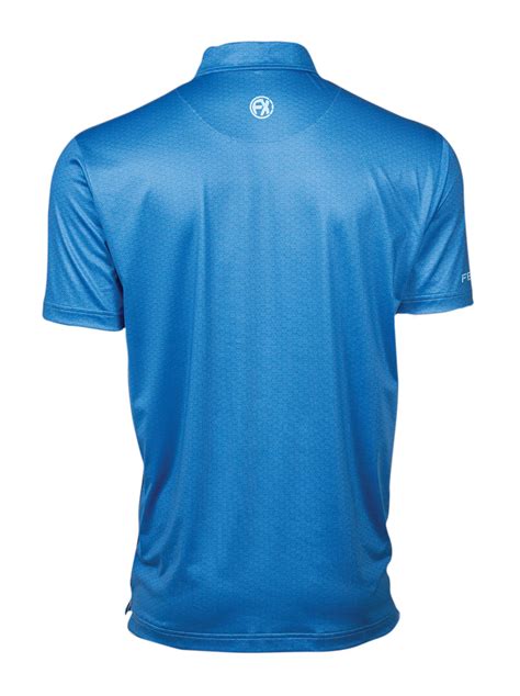 Leven Royal Blue Short Sleeved Golf Polo Shirt Soft Feel