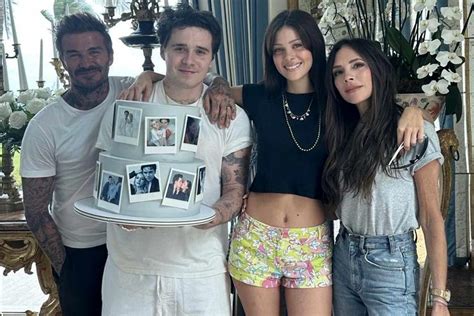 The Beckhams Celebrate Son Brooklyn S First Wedding Anniversary To