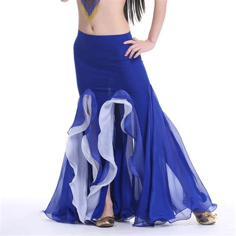 9 Color Belly Dance Skirt Dress Professional Bellydance Costume Skirts
