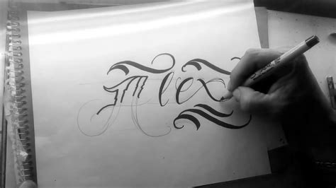 Letras Para Tatuar Alex Chicano Lettering Como Hacer Letras Mano