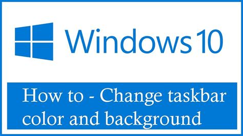 How To Change Taskbar Color Windows 10 Gambar Wallpaper Keren