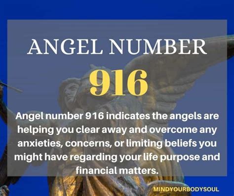 916 Angel Number Meaning Twin Flame And Love Mind Your Body Soul