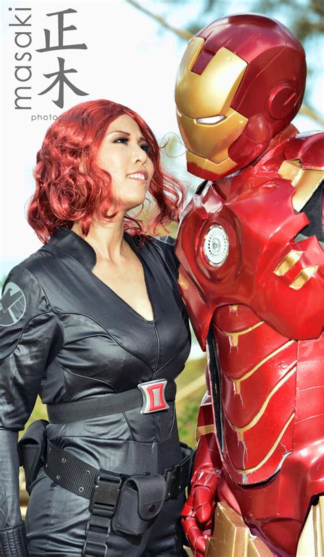 Black Widow And Iron Man By Kimmazyck On Deviantart