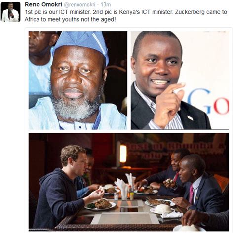 Reno Omokiri Shades Nigerias ICT Minister Following Mark Zuckerbergs Visit Olomoinfo