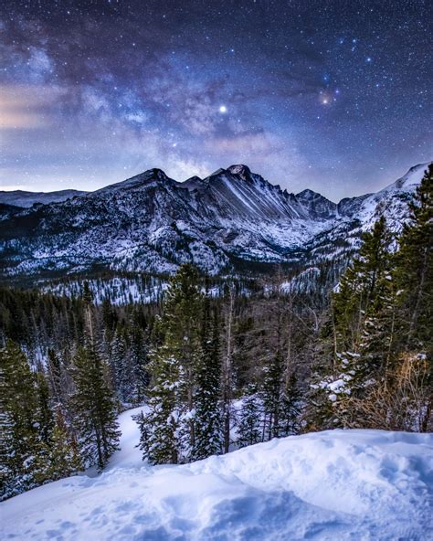 Rocky Mountain National Park Longs Peak Milky Way Nature P0rn