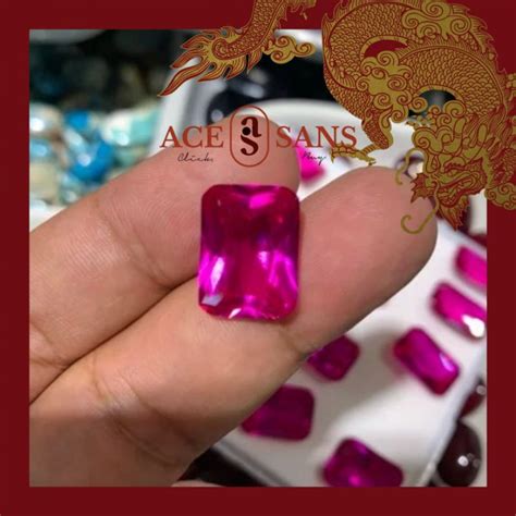 Jual Merah Siam Rose Bangkok King Ruby Pink Kotak X Mm Diamond I