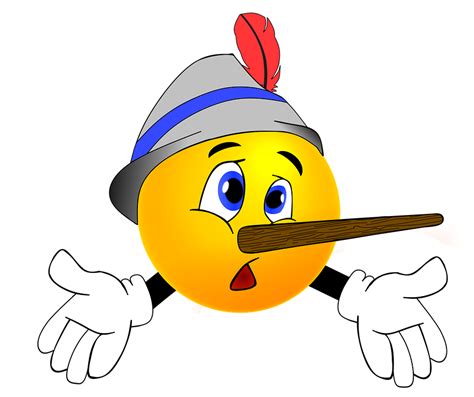Download Pinocchio Lying Emoji Smiley Royalty Free Stock Illustration