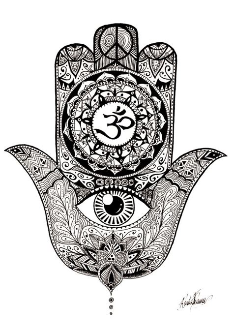 Mao De Hamsa By Renatavianna On Deviantart Hamsa Hand Tattoo