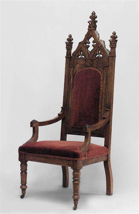 19th C English Gothic Revival Armchair For Sale At 1stdibs