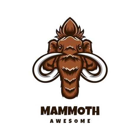 Premium Vector Mammoth Logo
