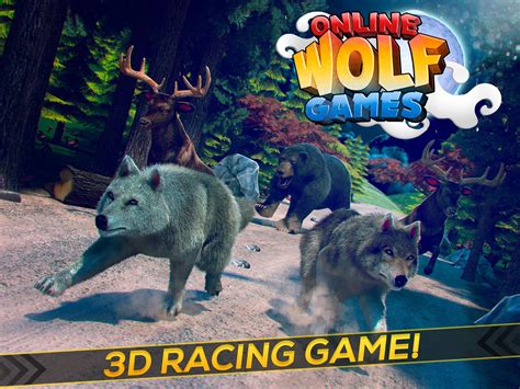 Animated Wolf Games Bilscreen