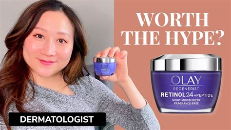 Dermatologist Reviews Olay Regenerist Retinol 24 Youtube