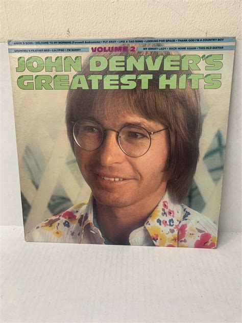 John Denvers Greatest Hits Volume 2 Etsy