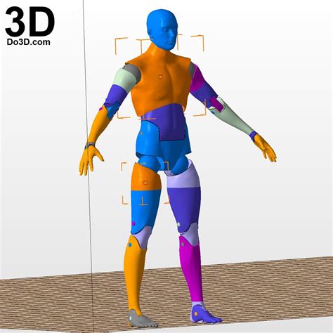 3d printable models action figures body joints