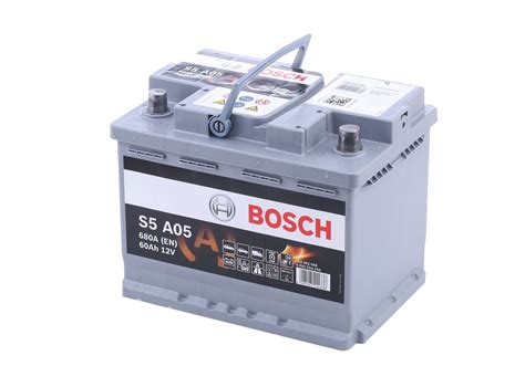 0 092 S5a 050 Bosch S5 A05 S5 Batteria 12v 60ah 680a B13 Batteria Agm