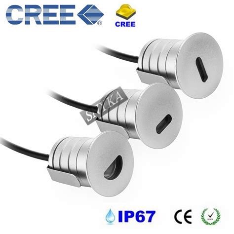 Led Stair Light Recessed Wall Light Sconce Lamp 1w Cree 12v Ip67