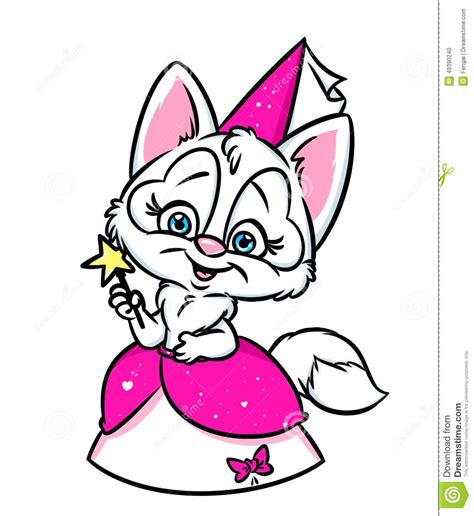 Cute Cat Pink Fairy Magic