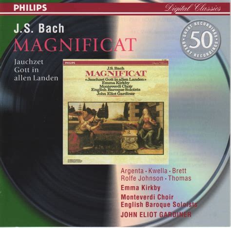 Cdその174 Jsbach Magnificat Bwv243 Gardiner Once A Trumpeter