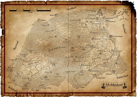 Middenlandmiddenheimmapwarhammer 1395×987 Fantasy City Map